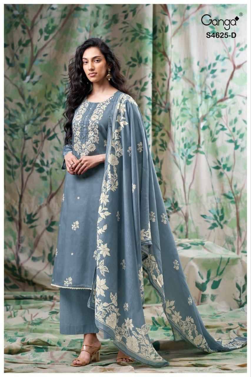 KYNNA 4625 Series By Ganga Fashion Beautiful Festive Suits Stylish Colorful Fancy Casual Wear & Ethnic Wear PREMIUM COTTON Print Dresses At Wholesale Price